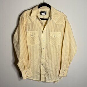 Vintage Wrangler Pearl Snap Button Down